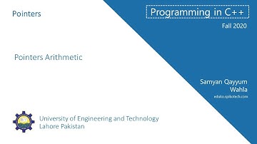 Pointers Arithmetic | C++ | Urdu /Hindi