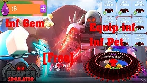 x2 SHARDS 💎 Reaper Simulator|HACK/SCRIPT|FREE WORKING|Free Pet,Equip inf pet,inf Gem