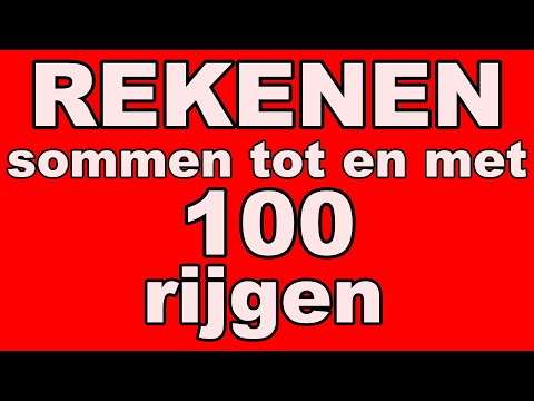 SOMMEN T/M 100 - REKENEN met meester Richard || STRATEGIE RIJGEN || springen over de getallenlijn