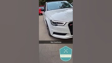 Audi A3 full led headlights with matrix indicators and scanning function