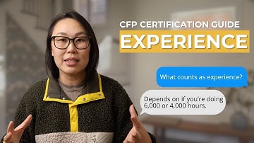 CFP Experience Requirement EXPLAINED (Standard vs. Apprenticeship Path)