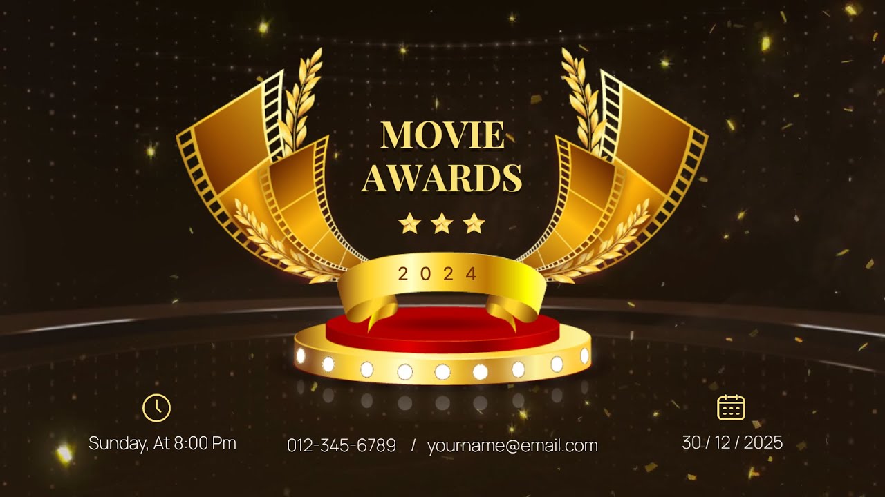 Free Movie Award Ceremony Video Template (Customizable) - FlexClip - YouTube free-movie-award-ceremony-video-template-customizable-flexclip-youtube
