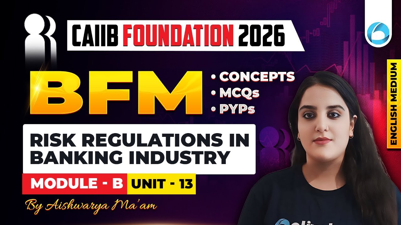 CAIIB BFM Module B Unit 13 | Risk Regulations in Banking Industry | CAIIB Foundation 2026 | CAIIB