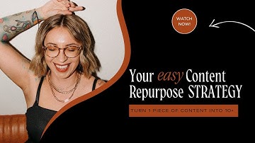 CONTENT CREATION MADE EASY | TURNING 1 PIECE OF CONTENT INTO 10+