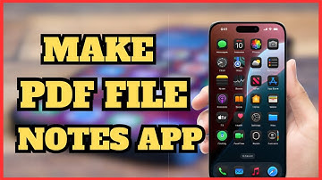 How to Make a PDF File in iPhone Notes App | Easy Step-by-Step Guide