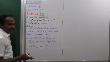 EXERCISE 3.5 | Q. NO.5 (i) | THEORY OF EQUATIONS | CHAPTER 3 | TN NEW SYLLABUS 12 MATHS