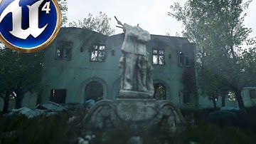 Unreal Engine 4 Quick Environment/Scene Design (Ruined Mansion)