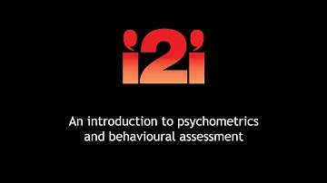 AVA - An Introduction to Psychometrics and Behavioural Assessment