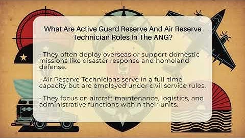 What Are Active Guard Reserve And Air Reserve Technician Roles In The ANG? - Air Guard Commanders
