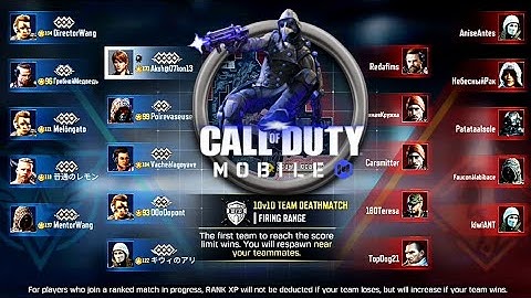 10v10 TEAM DEATHMATCH 🔥 FIRING RANGE MP Victory COD Mobile Gameplay (No Commentary) #codm #gaming