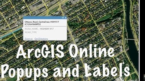 ArcGIS Online Popups and Labels in the Map Viewer (ESRI)