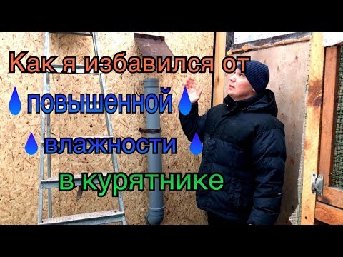 Вентиляция в курятнике своими руками схема с выходом в стену