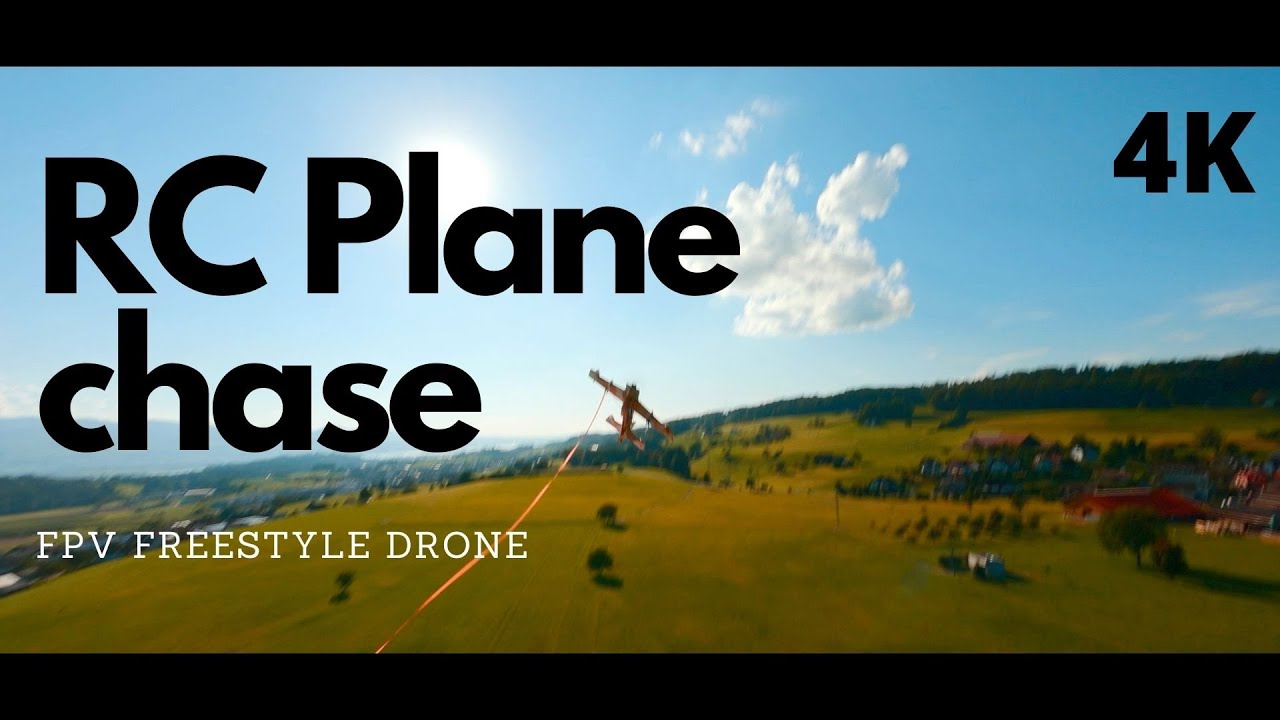 RC Plane chase FPV drone Cinematic 4K