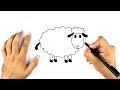 رسم خروف العيد بمناسبة عيد الاضحى للاطفال بأسهل طريقة