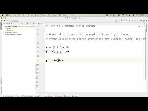 Set Intersection in Python Tutorial - YouTube