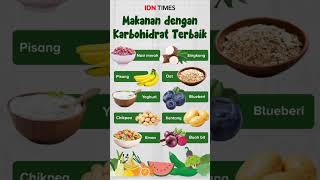 10 makanan dengan karbohidrat terbaik #shorts #karbohidrat