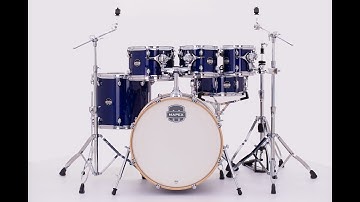 Mars Maple MM529SF in Midnight Blue (OD) plus additional 8x7 Tom Pack