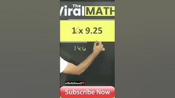 Multiplication with Decimal Number #viralmaths #adda247 #navneetsir #mathstricks #mathshorts #maths