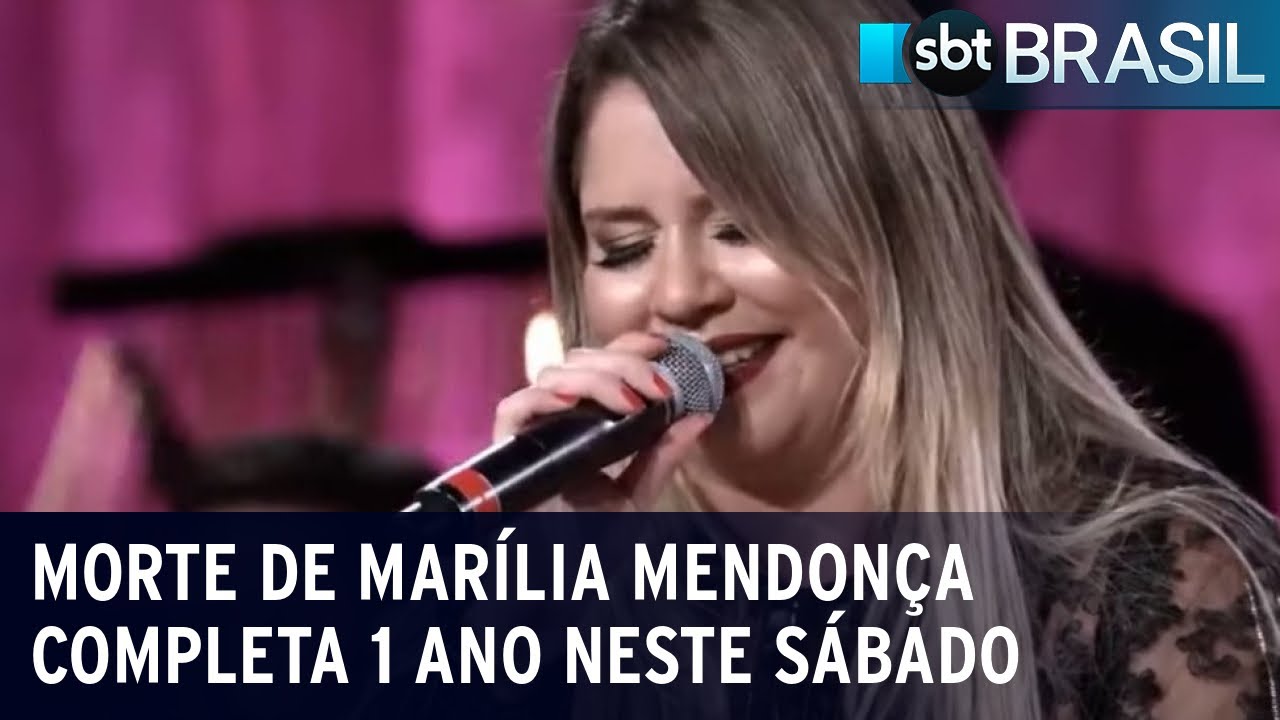 Morte de Marília Mendonça completa 1 ano neste sábado | SBT Brasil (04/11/22)