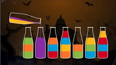 Water colour sort puzzle level 73 😱 walkthrough gameplay 😱🎮🎯_ Android Gameplay 🎯🎮😱