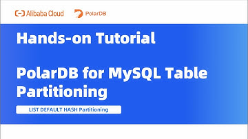 PolarDB Hands-on | PolarDB for MySQL: List Default Hash Partitioning