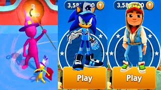 Join Clash 3D vs Sonic Dash vs Subway Surfers Android Gameplay screenshot 4