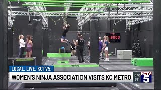 Female Ninjas Compete In Kansas City