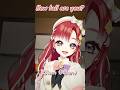 【 151cm 】How tall are you?🍰💭【にじさんじ/早乙女ベリー】#shorts