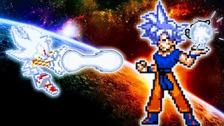 Hyper Sonic OP(New) VS Goku TP OP(All Form) in Jump Force Mugen