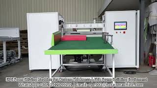 EPE Foam Skiving Machine for Custom Thickness | EVA Foam Splitting Equipment
