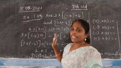 7th STD / Mathematics/ Number system/ Example 1.24