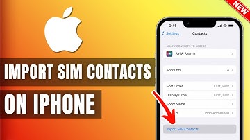 iPhone 13/13 Pro: How to Import Sim Contacts