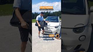 Frunk für Fiat 500e – Mehr Stauraum für Ladekabel, Zubehör &amp; Notfallset | Frunk.at
