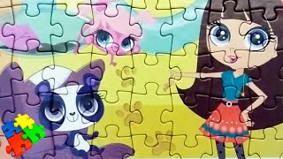 LPS Littlest Pet Shop Puzzles - Собираем пазлы для детей с персонажами из мультика Пет Шоп