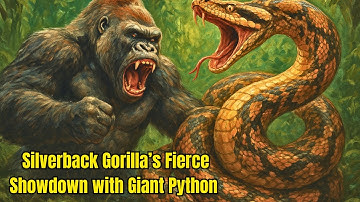Silverback Gorilla’s Fierce Showdown with Giant Python — The Ending Will Leave You Breathless!