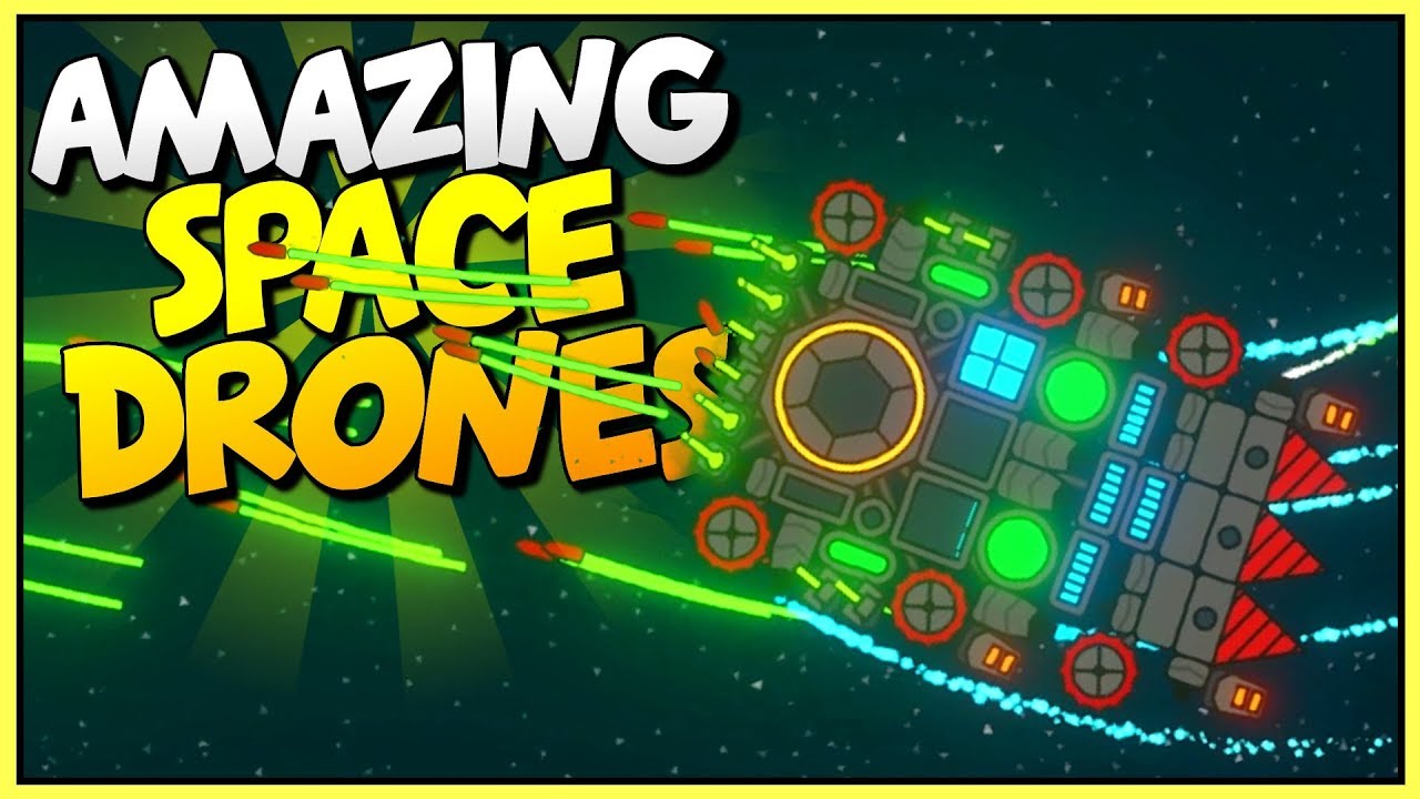 BUILDING INCREDIBLE DRONES AND SPACESHIPS - Let's Play Nimbatus Gameplay