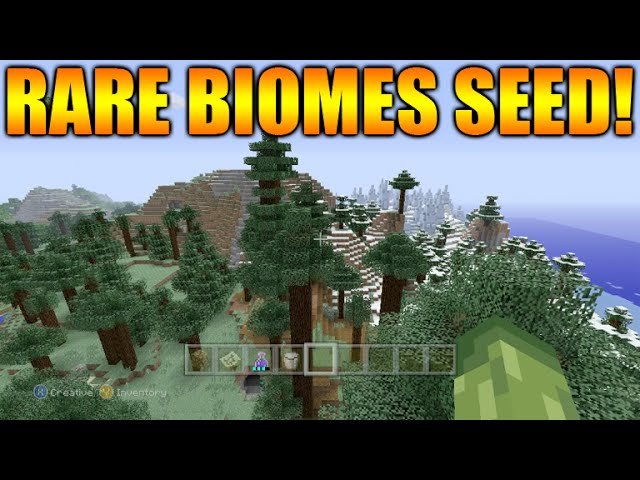 ☆Minecraft Xbox 360 + PS3: TU31 Rare Biomes Seed - Ice Spike