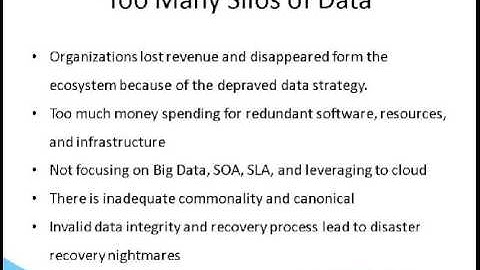 Too many silos of data Leverage the cloud to connect the dots in your BI Architecture in Life Scienc