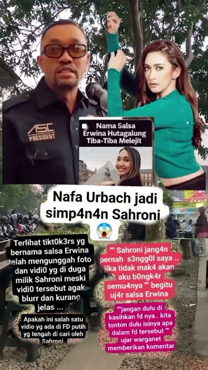 Nafa urbach jadi simpan4n sahroni #artist #shorts