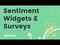 Creating a sentiment widget or survey email in AWeber