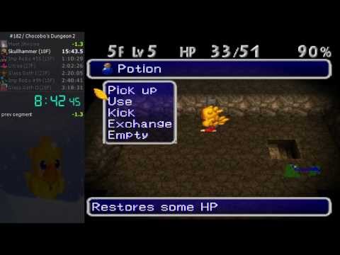 Chocobo's Dungeon 2 Speed Run in 2:51:40