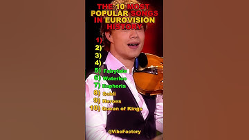 Thumbnail of 🎶🌟 THE MOST POPULAR SONGS IN EUROVISION HISTORY 🌟🎶