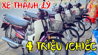 ÔNG TRÙM SÀI GÒN THANH LÝ DREAM THÁI CUP 86 CITI SUPER WAVE ANPHA AB WAVE 4 TRIỆU XE MÁY GIÁ RẺ