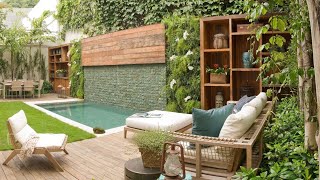 58 BACKYARD LANDSCAPING IDEAS with POOL