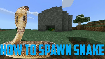 How to spawn snake|Mcpe