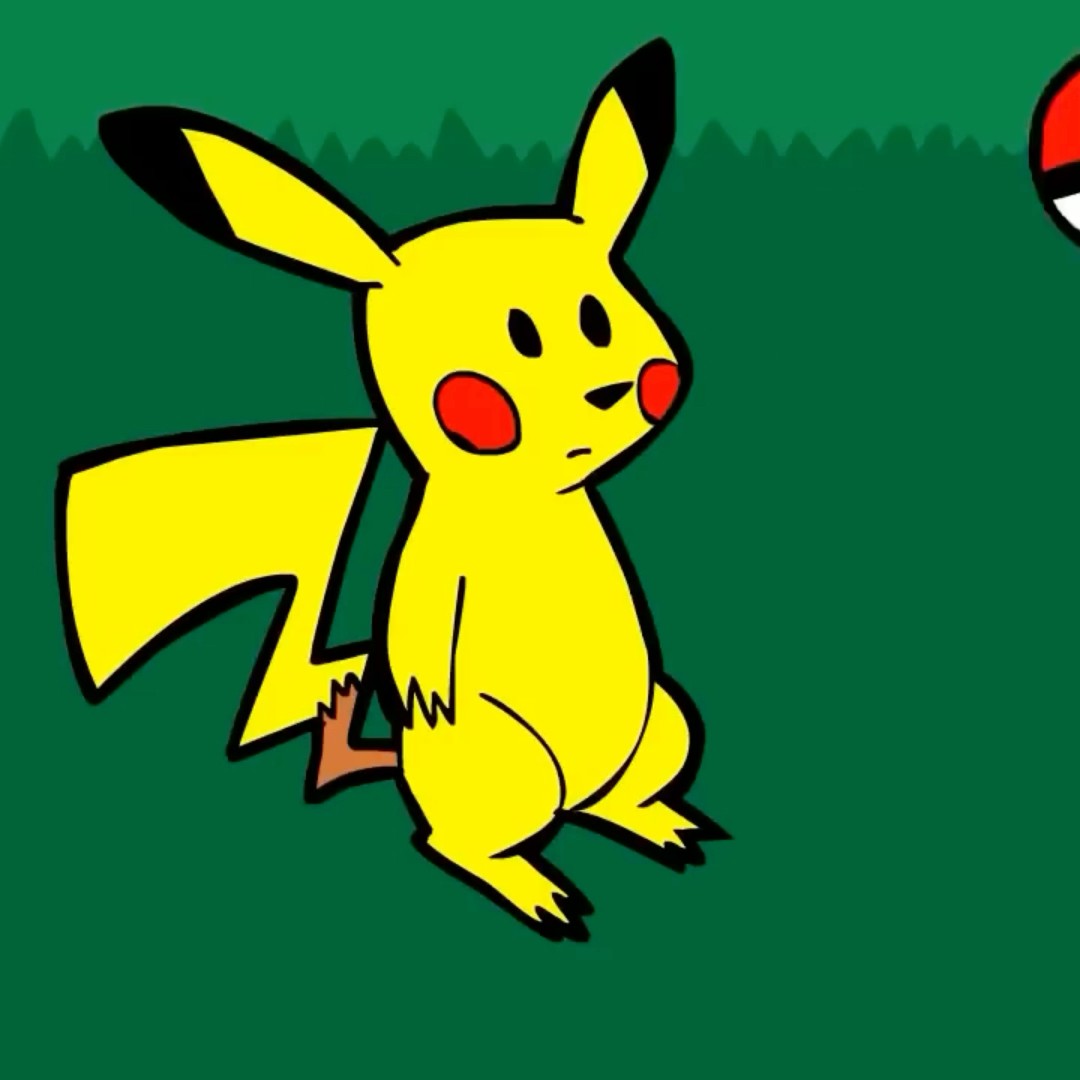 PIKACHU SAINDO DA POKÉBOLA - NÍVEL 1 #shorts #animation #humor