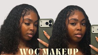 GRWM Makeup Tutorial for Women of Color 🤎 Soft Glam on Brown Skin