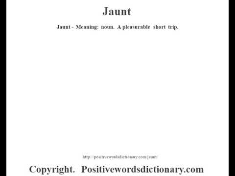 jaunt definition in romeo and juliet