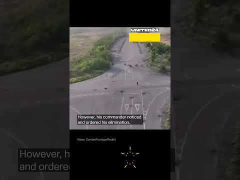 Russian Artillery Fires on Its Own Soldiers #warinukraine