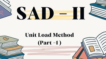Unit Load Method – Part 1 | Numerical Problem Solved | Structural Analysis | #DhruborajRoy